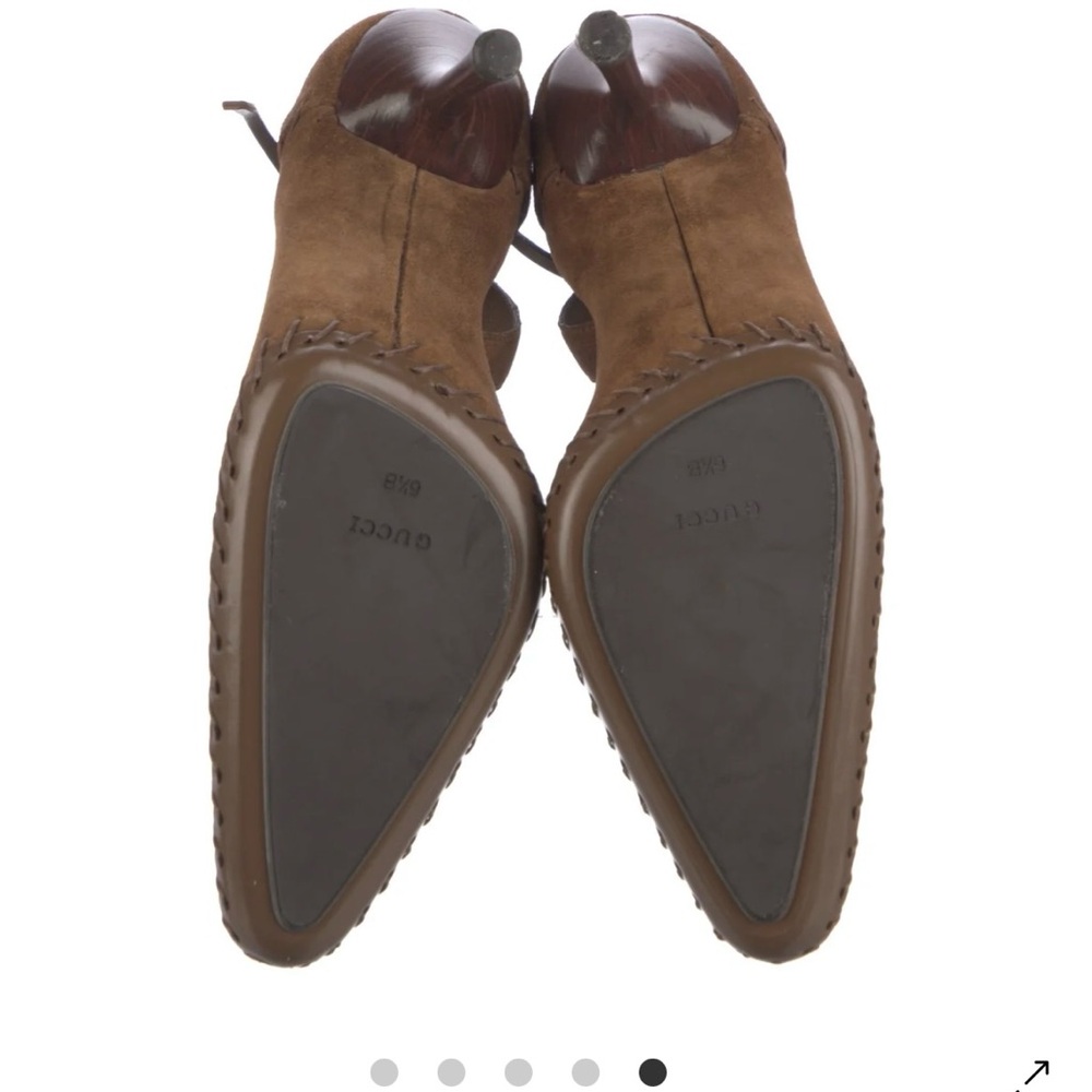 Gucci D’Orsay suede pump - Picture 8 of 8